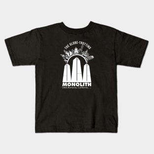 The Globe-Trotting Monolith - Utah Mysterious Monolith Kids T-Shirt